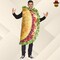 Taco Food Tunic Adult Costume Funny Realistic Print Halloween Party Outfit